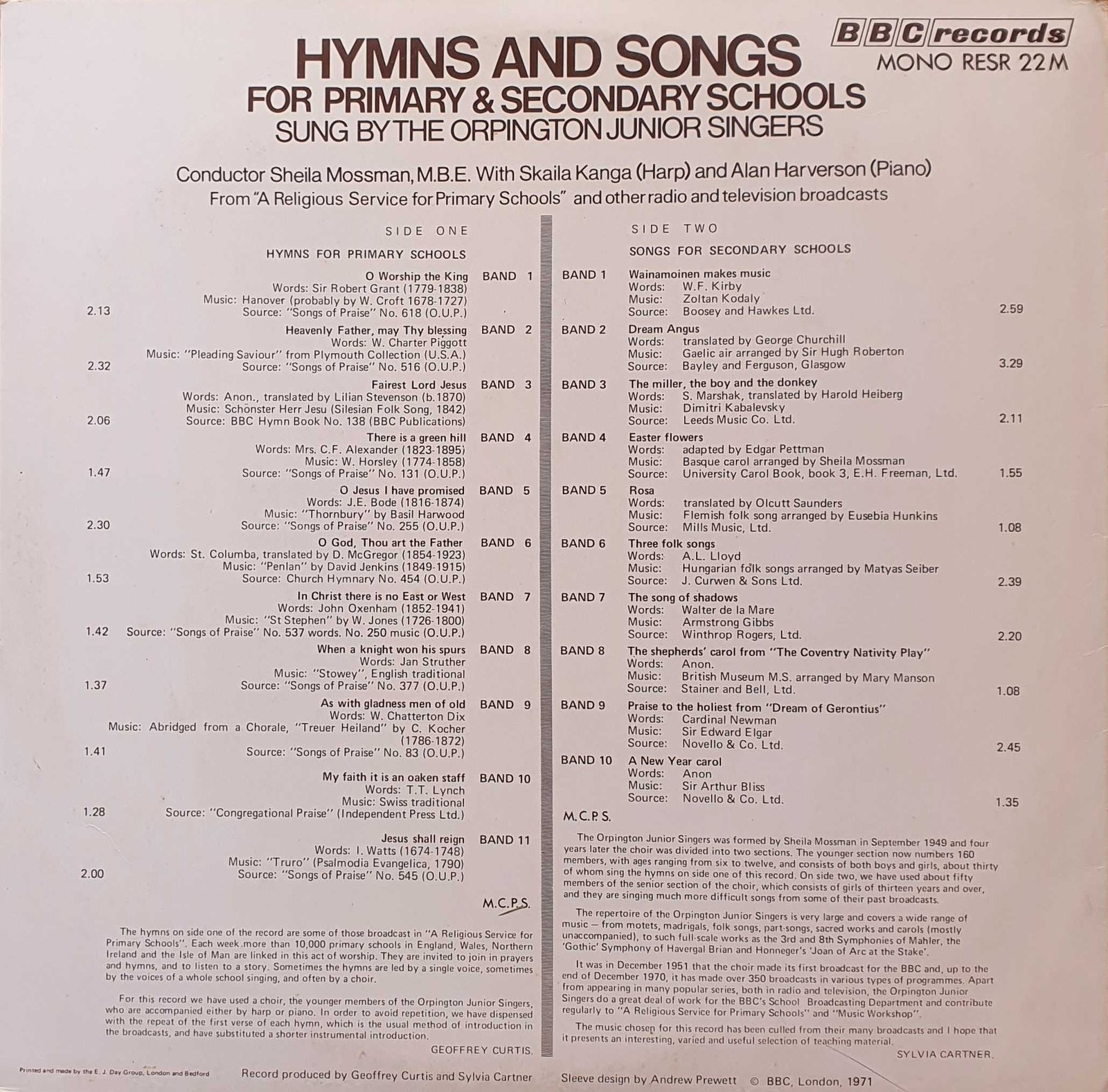 Back cover of RESR 22